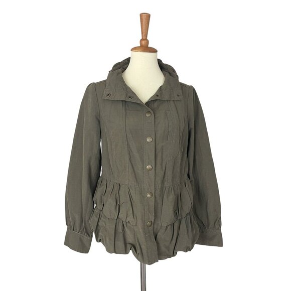 Ami Jackets & Blazers - Ami Army Green Jacket Cargo Women M Green Utility Feminine